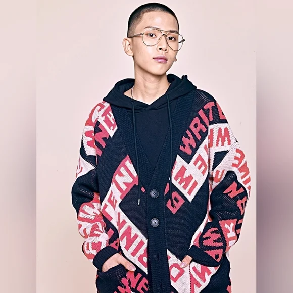 Heich Blade Riot Jacquard Cardigan Size M/L - Picture 2 of 12